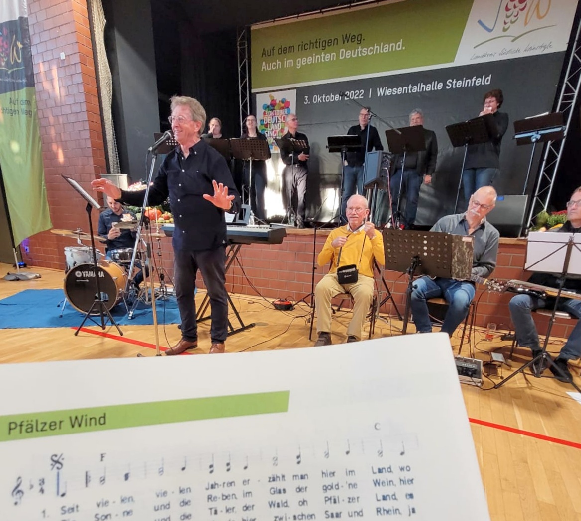 Singen verbindet: „Deutschland singt und klingt“ am 3. Oktober 2023 in Steinfeld