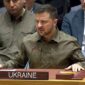 Wolodymyr Selenskyj spricht im UN-Sicherheitsrat
